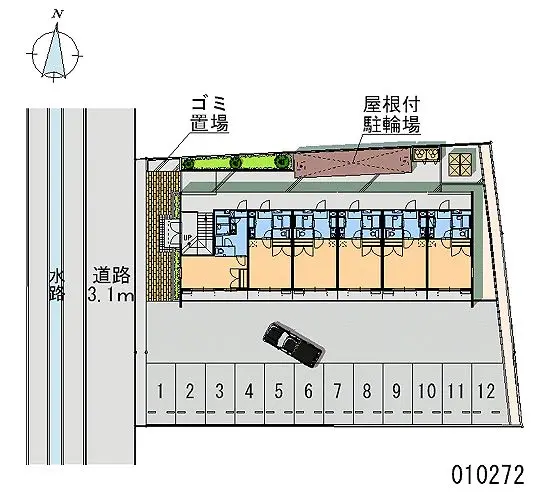 ★手数料０円★尼崎市御園３丁目　月極駐車場（LP）